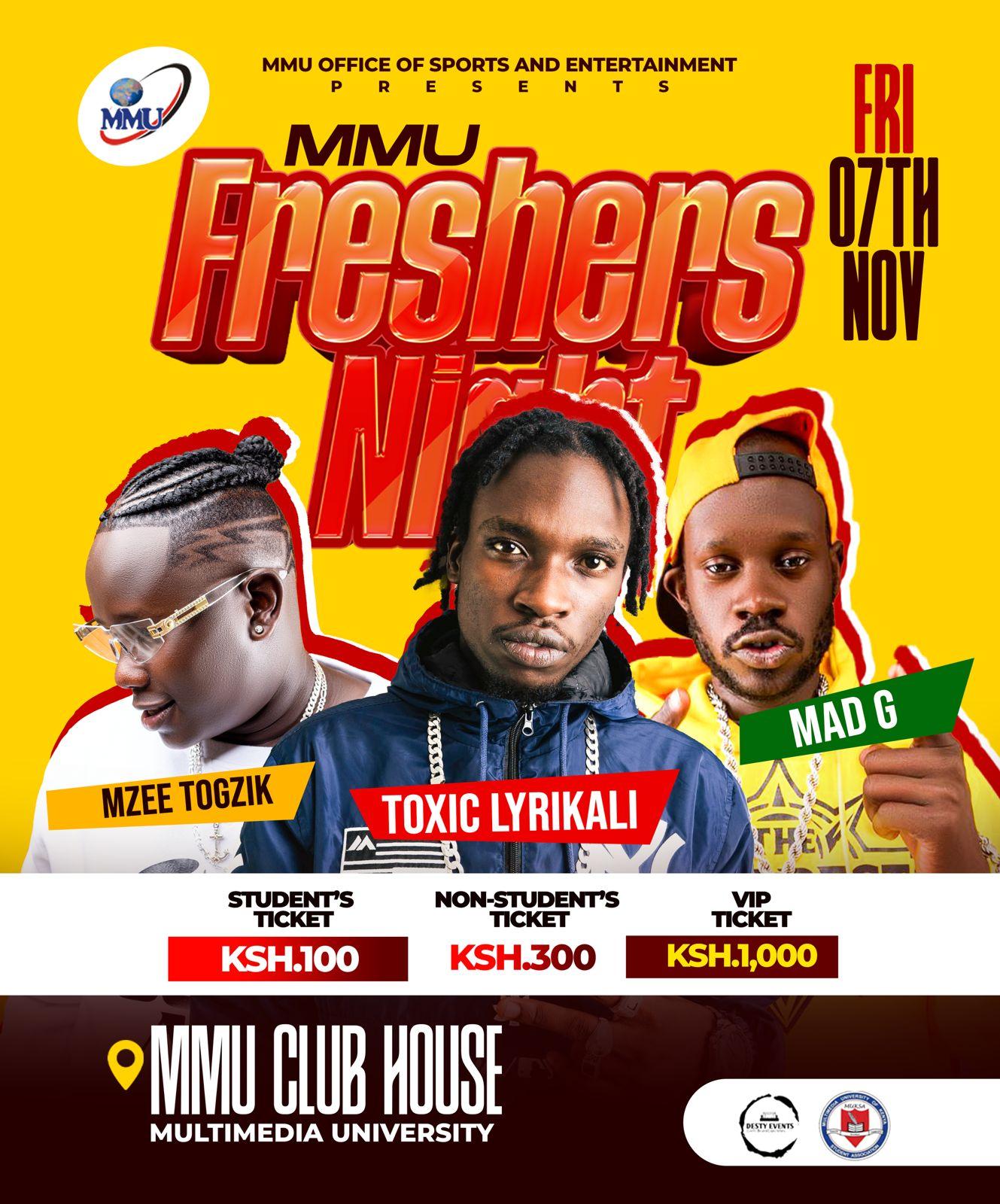 MMU Freshers Night