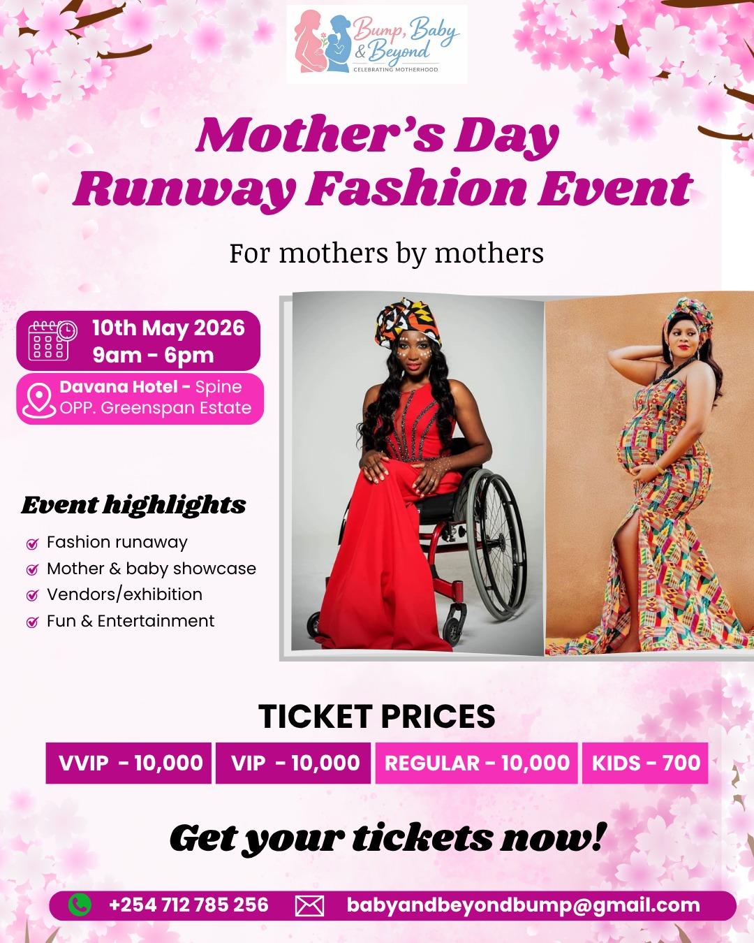 Mother's day Runway Fashion Event