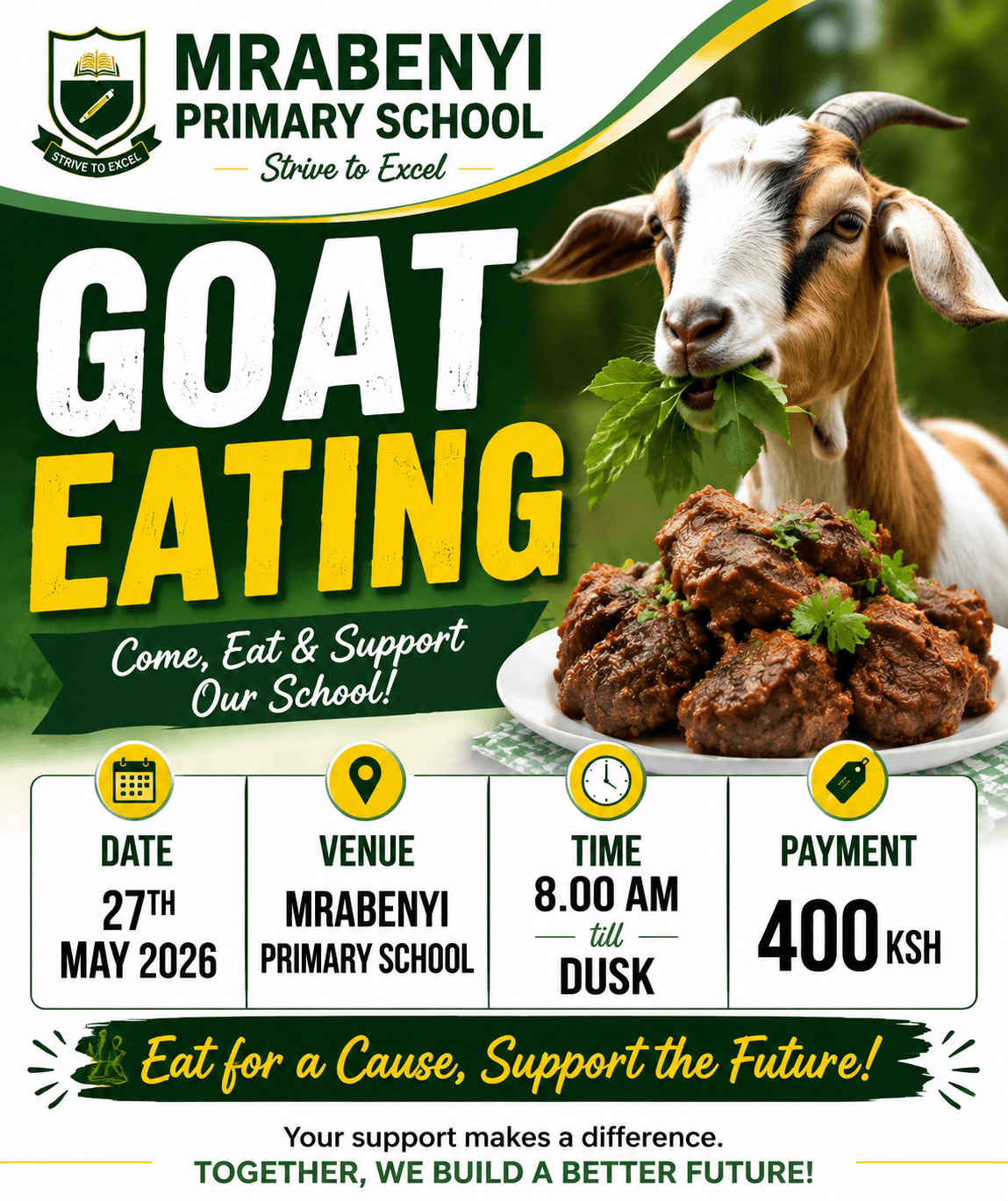 Goat Eating 27TH MAY