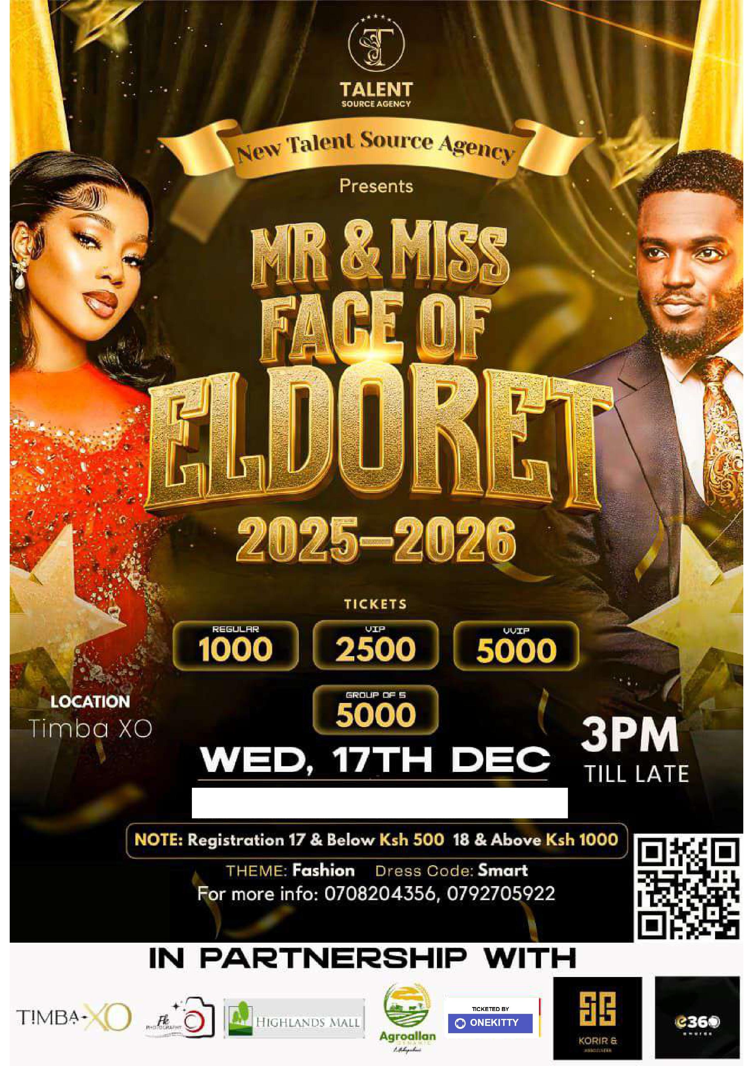 MR  AND MISS FACE OF ELDORET
